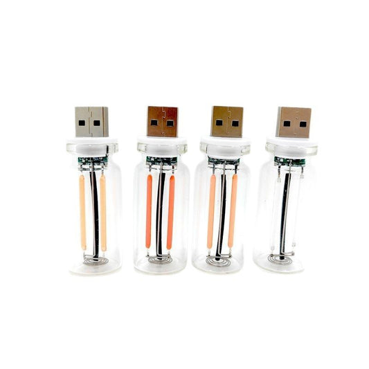 Mini Neon Tube USB Car Interior Light